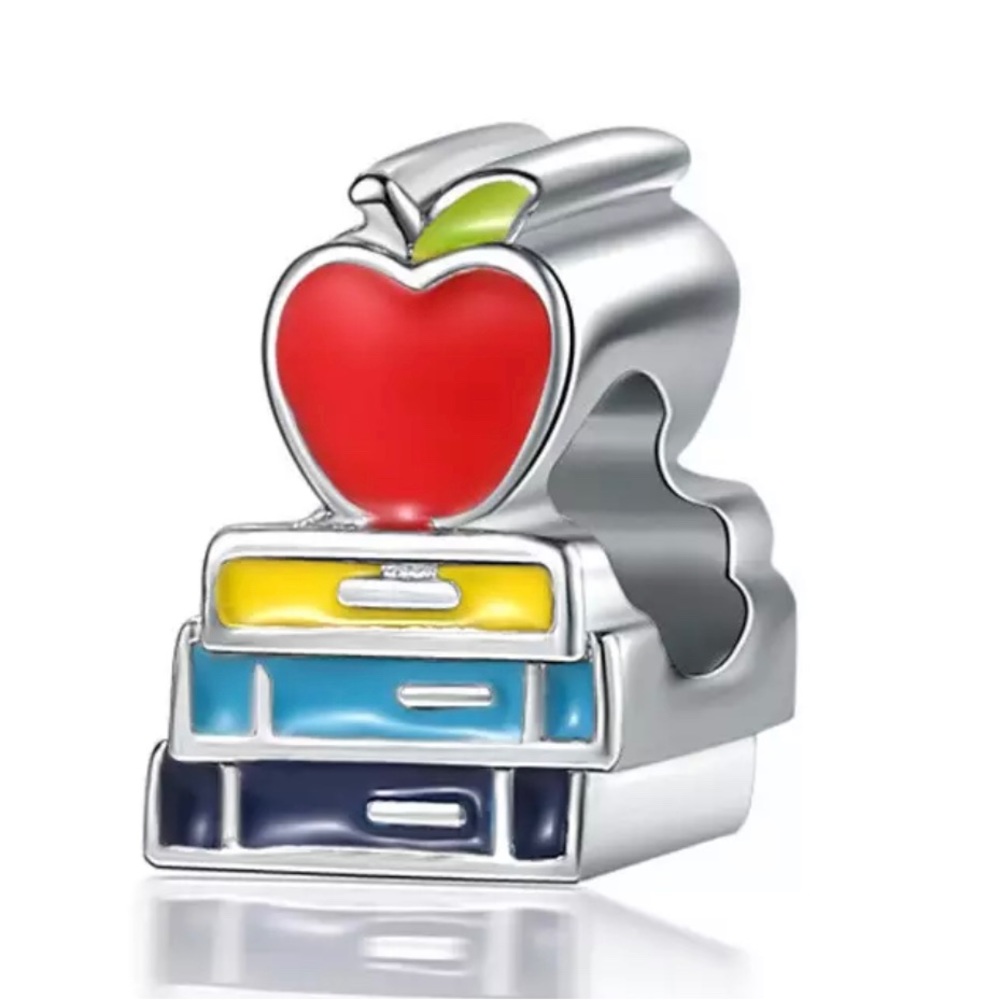 Books with apple charm